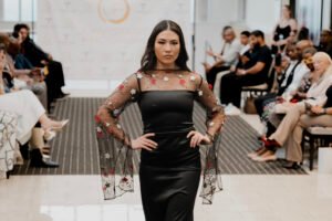 Look 15 Emroidered and Satin